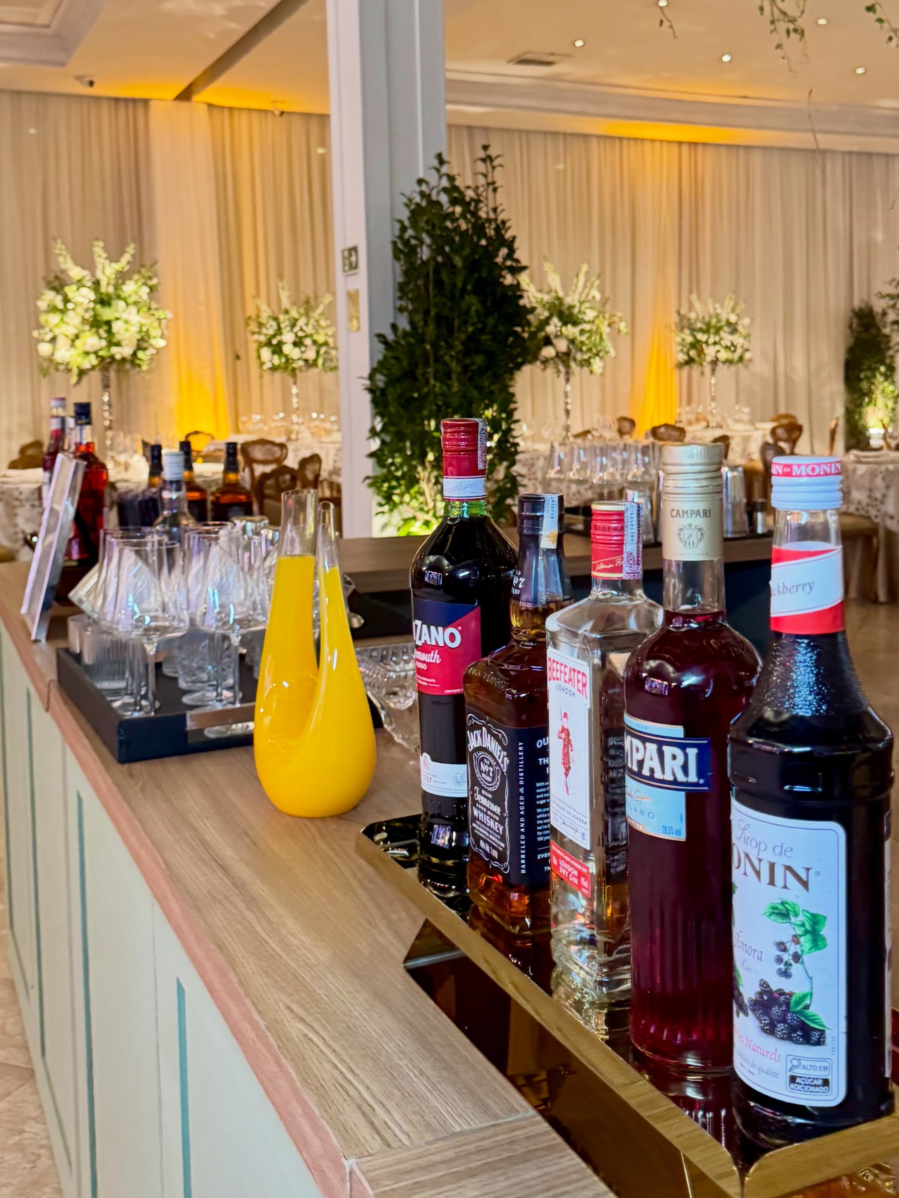 Estrutura de bar Jack Spirit em evento